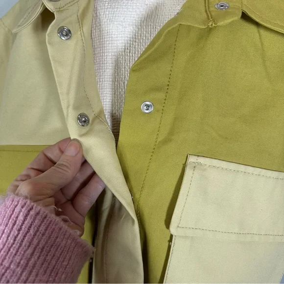 Zara Two-Tone Green and Cream Skirt Set - Picture 7 of 16